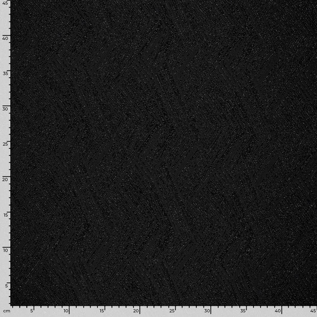 Polyester Jersey fabric Unicolour Black
