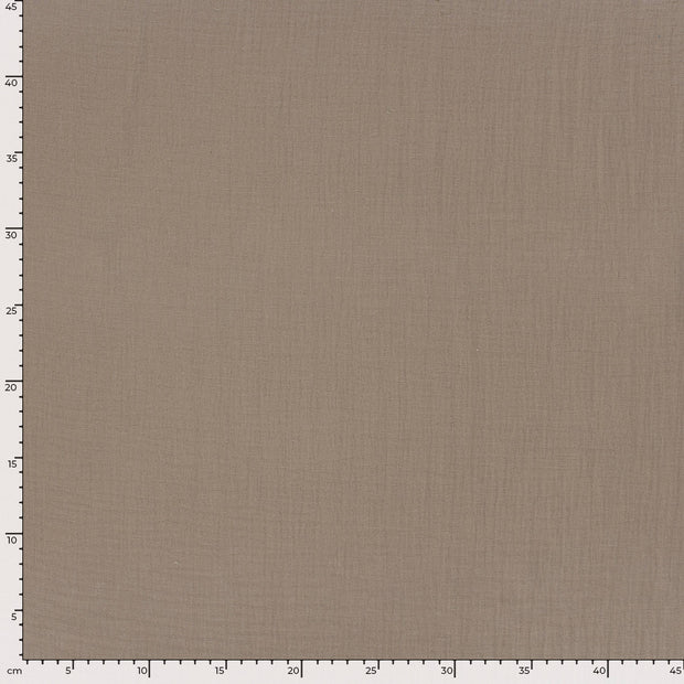 Muslin extra wide fabric Unicolour Beige