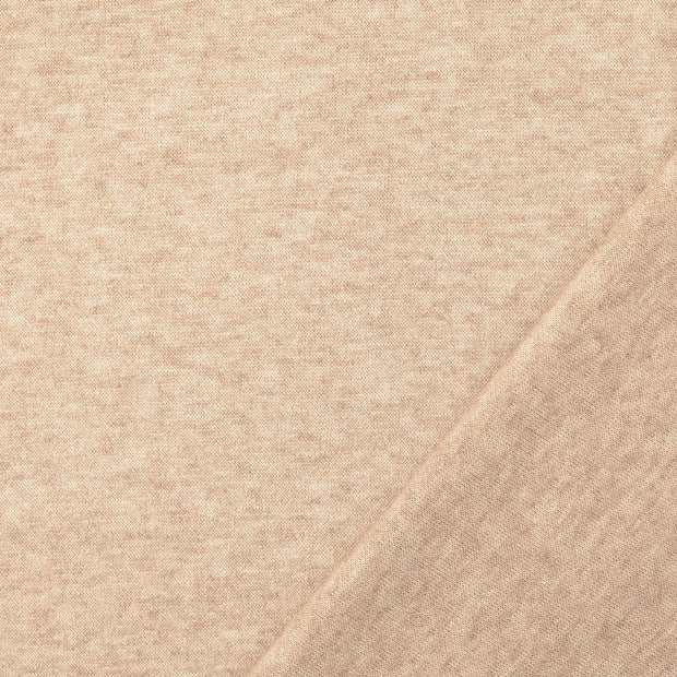Heavy Knit fabric Taupe Grey brushed 
