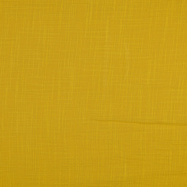 double gaze tissu Unicolore Ocre
