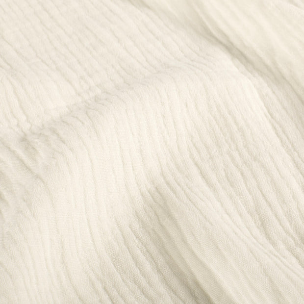 Muslin GOTS organic fabric Unicolour Off White