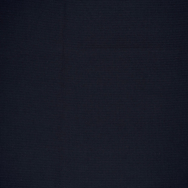 Waffle piqué fabric Navy matte 