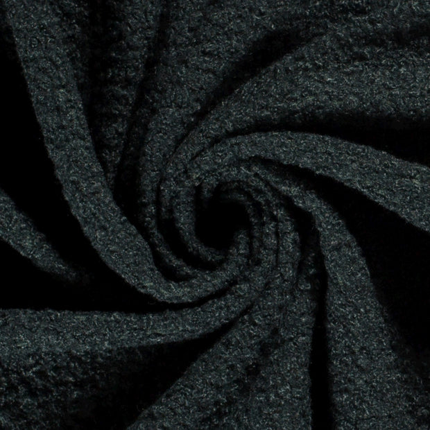 Bouclé fabric Unicolour Dark Green