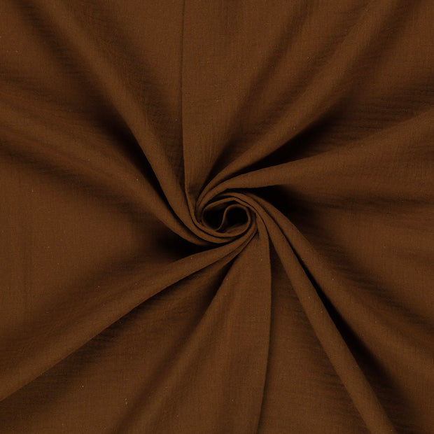 Muslin extra wide fabric Brown 