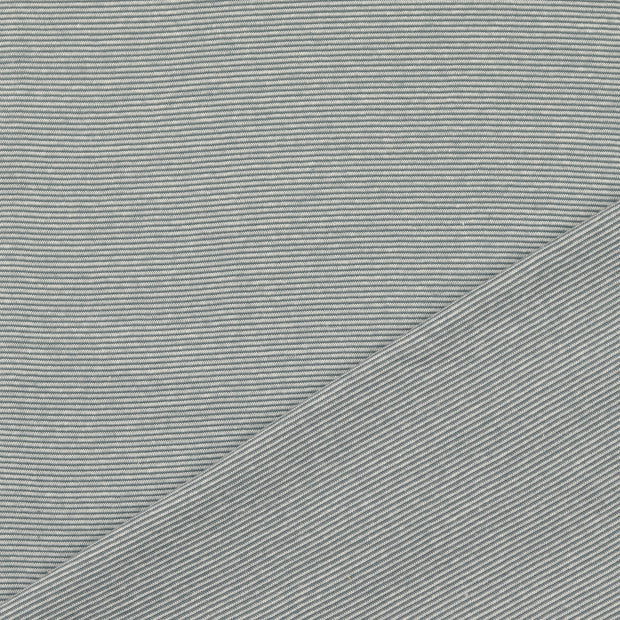 Bündchen Yarn Dyed fabrik Stahlblau 