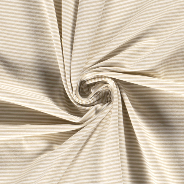 Baumwolle Jersey Yarn Dyed fabrik Streifen beige
