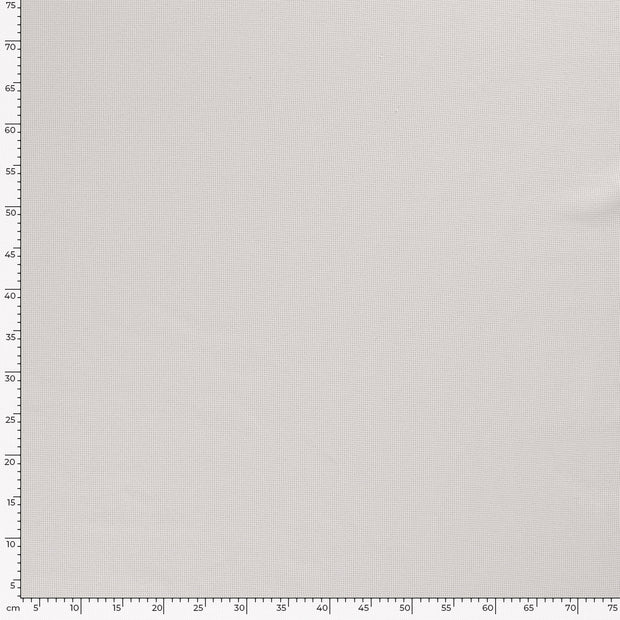 Knitted Waffle fabric Unicolour Light Grey