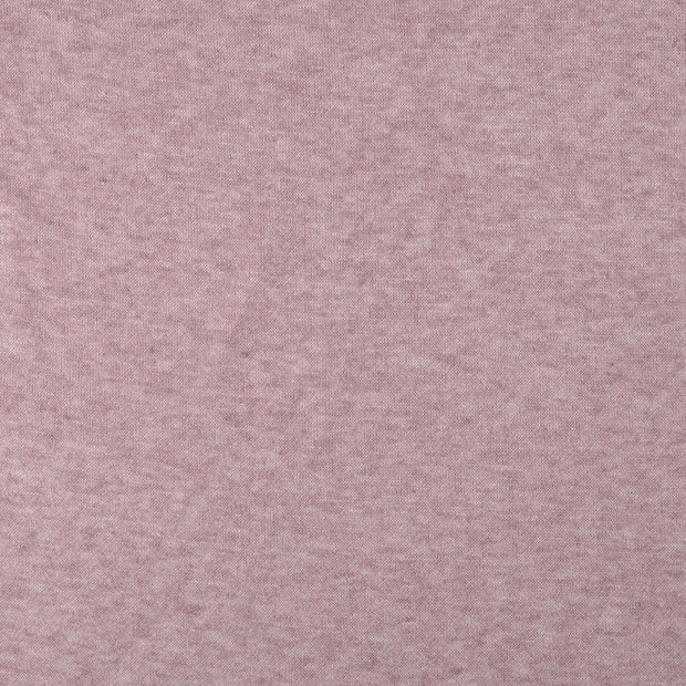 Heavy Knit tissu Melange Lilas