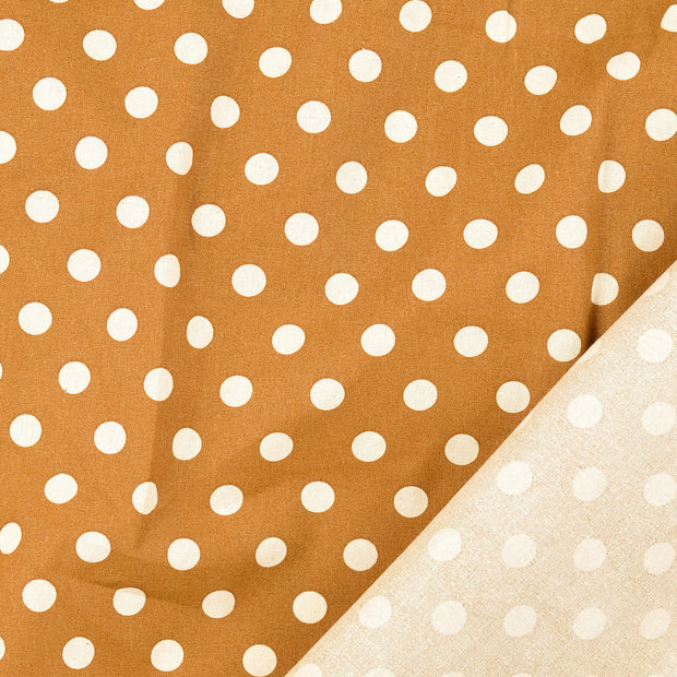 Cretonne tissu pois 