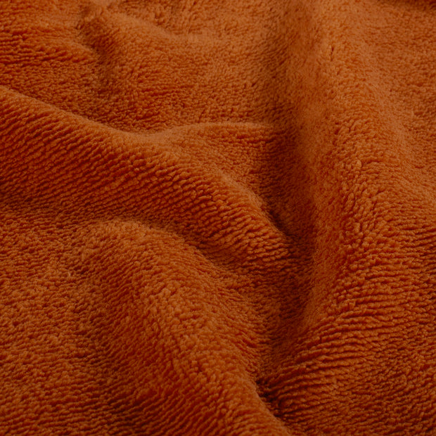 Bamboo Fleece fabric Unicolour Brique
