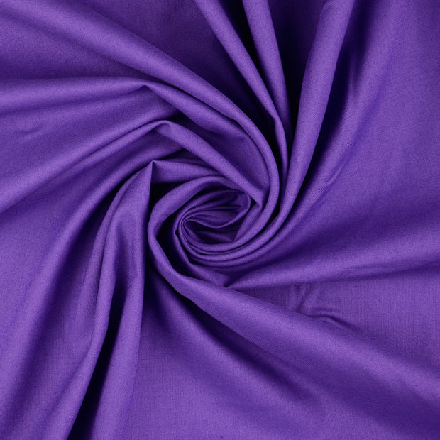 Cretonne tissu Aubergine 