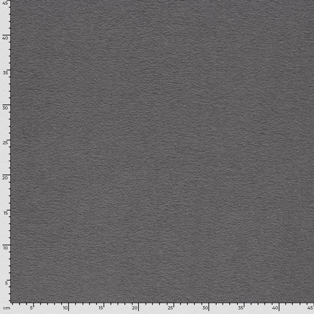 Fleece fabric Melange Dark Grey
