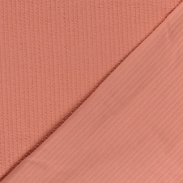 Rib Jacquard tissu Unicolore 