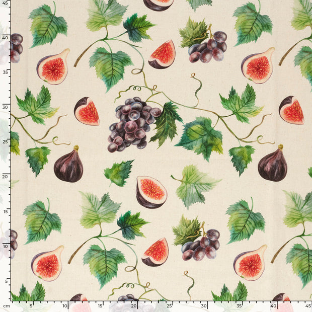 Panama fabrik Obst & Früchte Beige