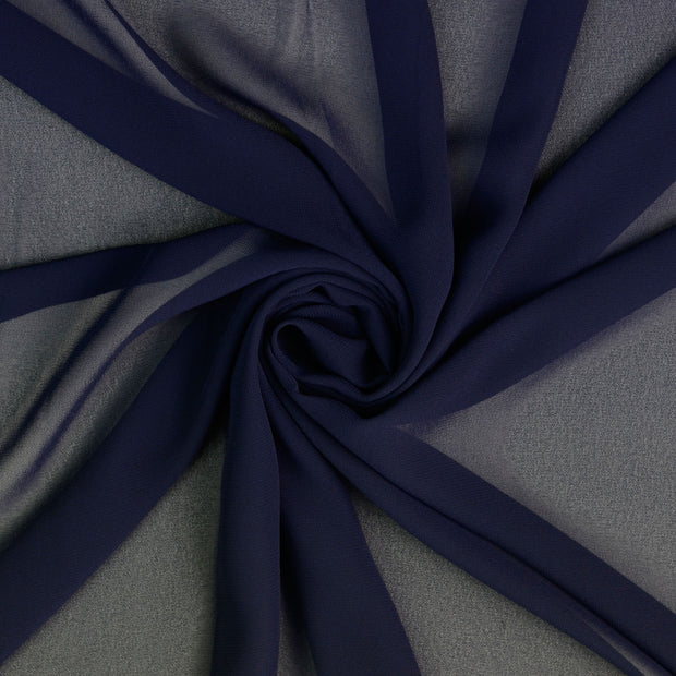 Chiffon fabrik marine 