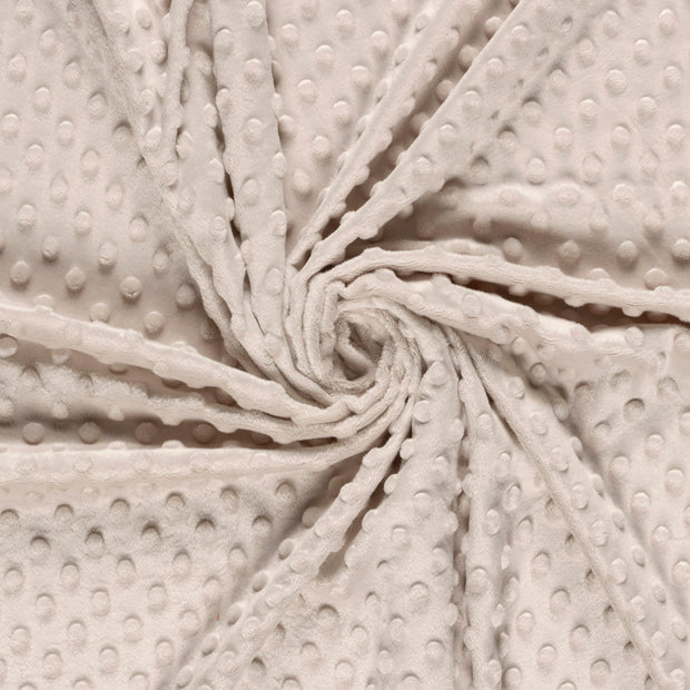 Minky tissu Beige 