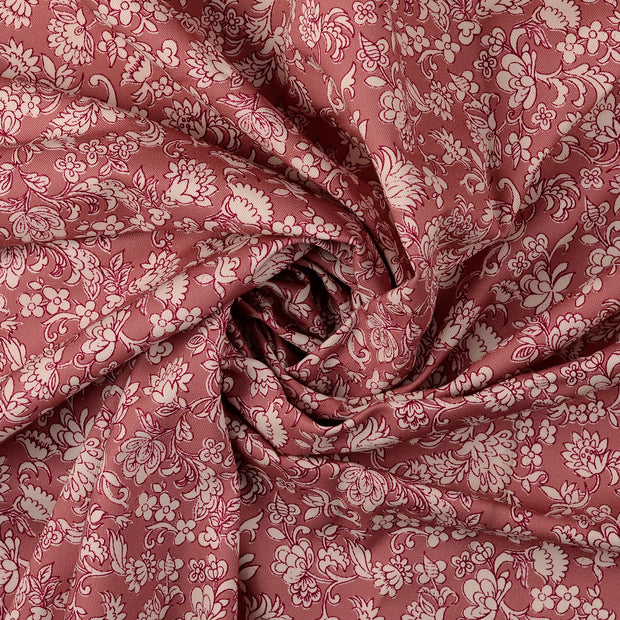 Sergé tissu Rose 