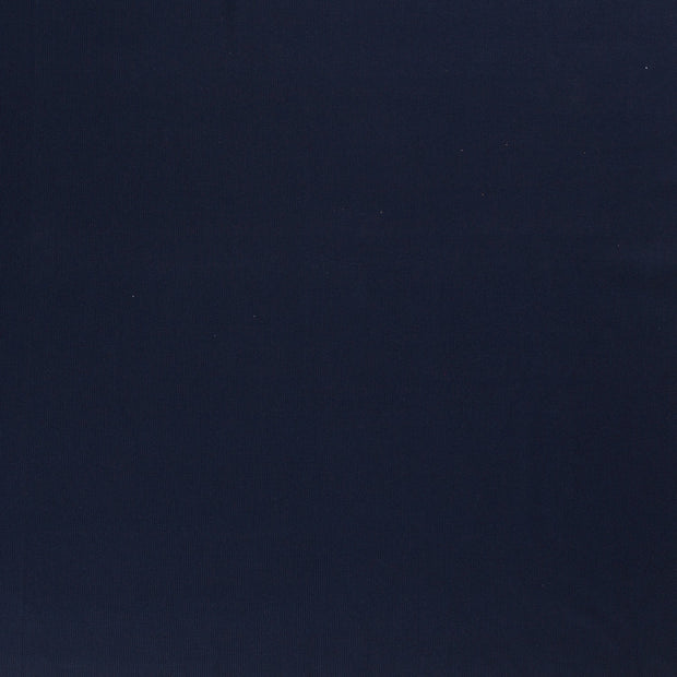 Rib Jersey tissu Unicolore Bleu Marine