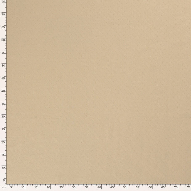 Pinpoint fabric Unicolour Beige