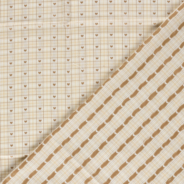  tissu Carreaux fil teint 