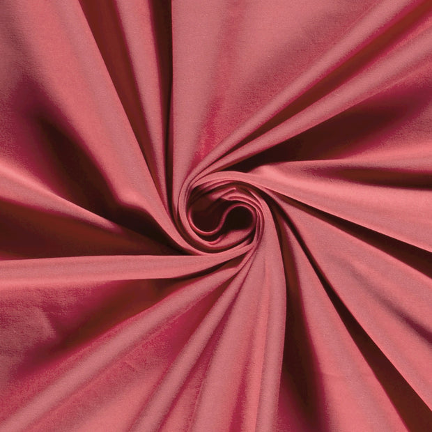 Jersey fabric Unicolour Coral