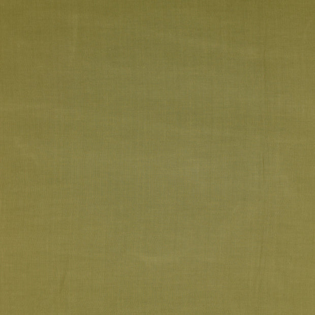 Popeline de Viscose tissu Unicolore Vert Olive