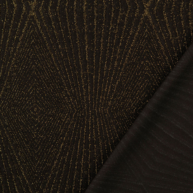 Jersey tissu Doré Lurex 