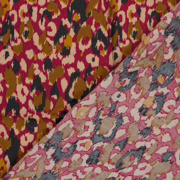 Viscose Nylon Ottoman fabrik Abstrakt bedruckt 
