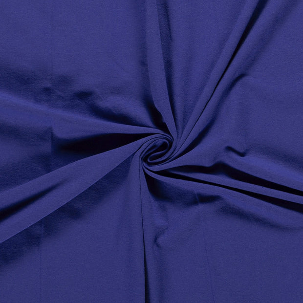 French Terry tissu Unicolore Cobalt