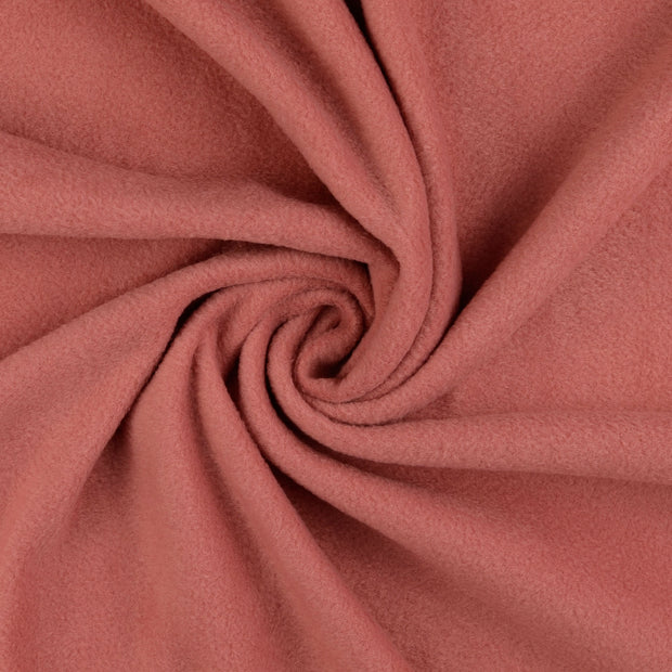 Polar Fleece fabrik altrosa gebürstet 