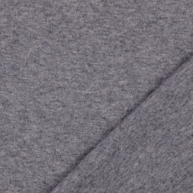 Heavy Knit fabrik Melange gebürstet 