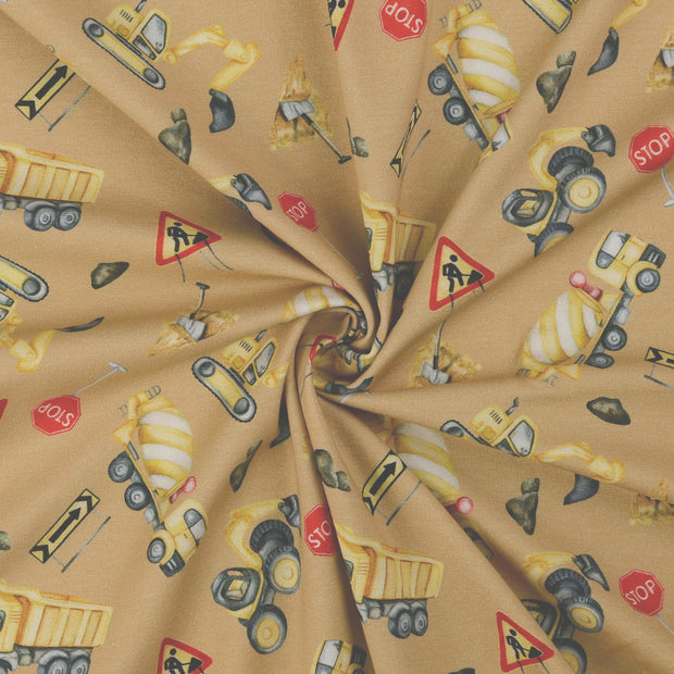 Jersey fabric Beige 