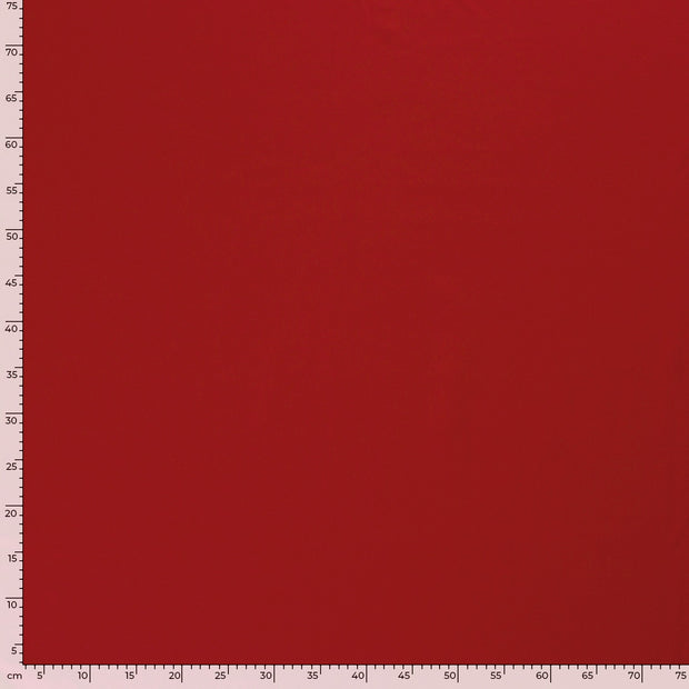 Jersey fabric Unicolour Red