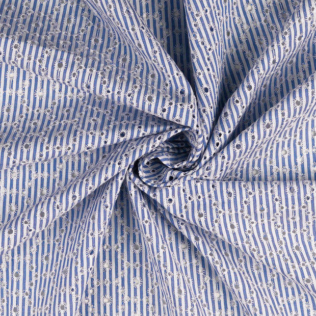 CO Popeline fabrik Jeansblau 
