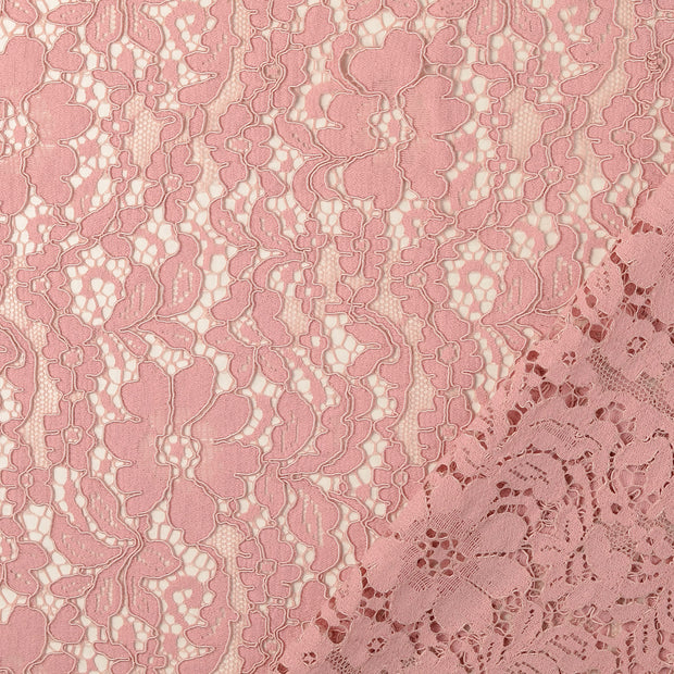 Lace fabric Old Pink 