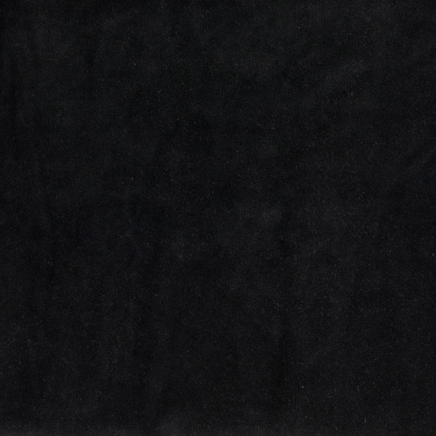 Nicky velours tissu Unicolore noir