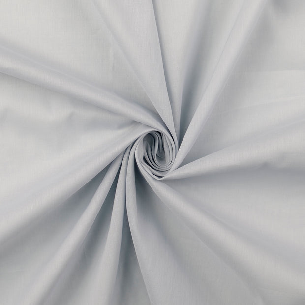 Voile fabrik hellgrau halb transparent 