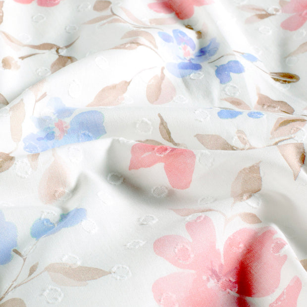  fabric Flowers Coral