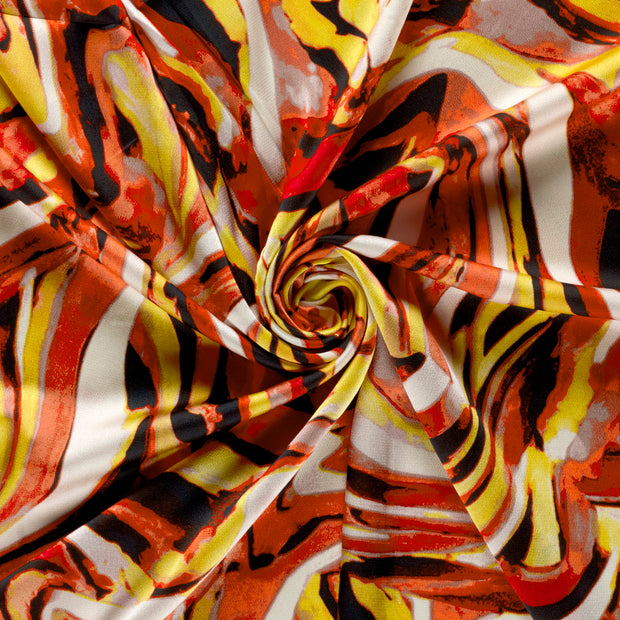 Polyester Bubble fabric Red 