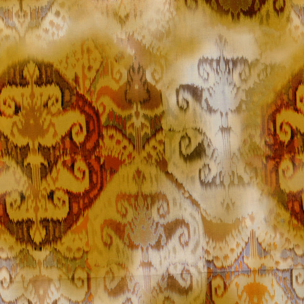 Voile fabrik Ornamente braun