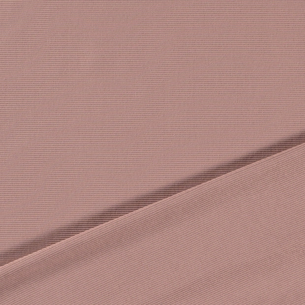 Rib Jersey tissu Unicolore Mauve clair