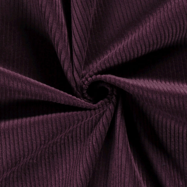 Corduroy 4.5w fabric Unicolour Wine red