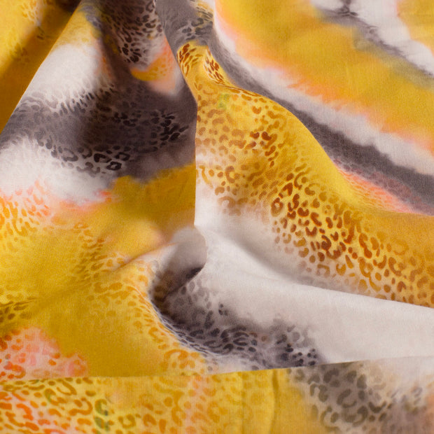 Voile fabric Batik Oker