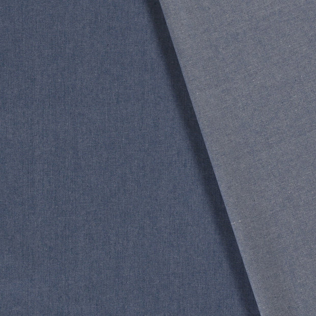 Denim fabric Unicolour pre-washed 