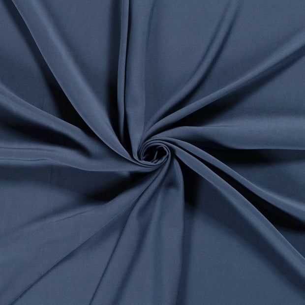 Viscose Poplin fabric Indigo 