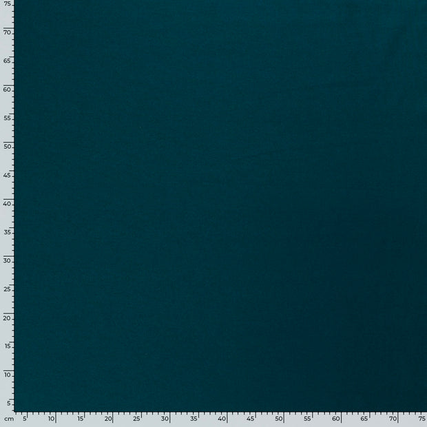 Sergé tissu Unicolore Bleu Canard