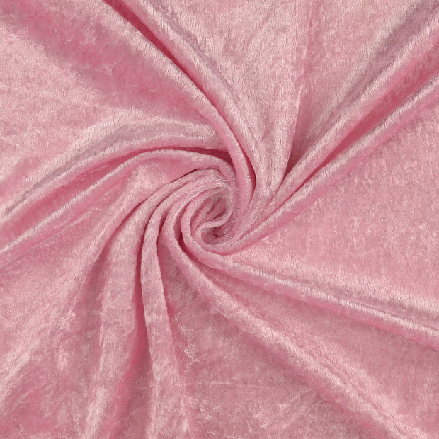 Velours fabrik Helles Pink crushed 