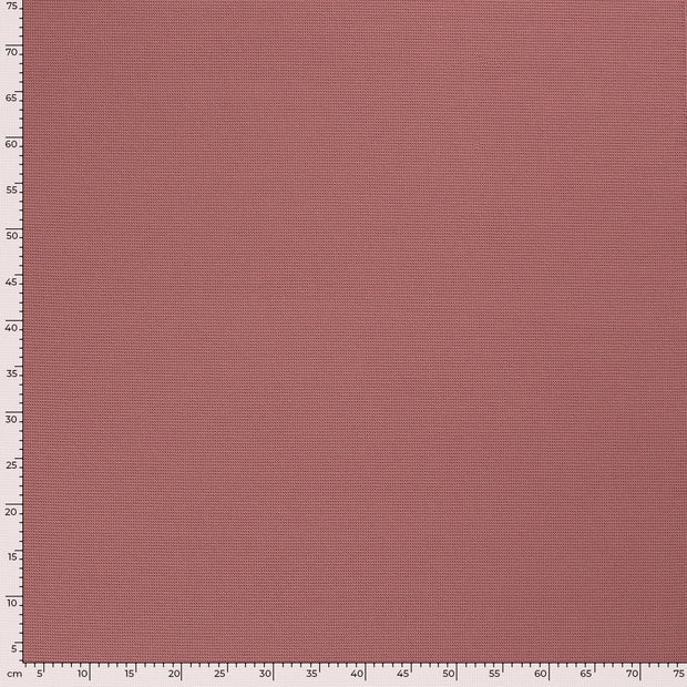 Waffle piqué fabric Unicolour Old Pink