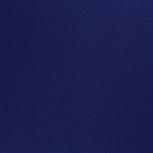 Lin tissu Unicolore Cobalt