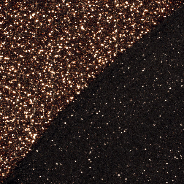 Mesh fabric Unicolour Sequins 